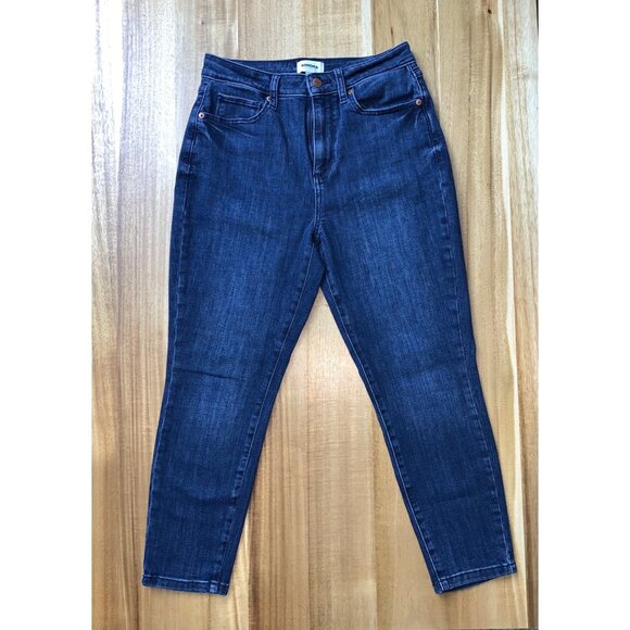 Sonoma Womens High-Rise Dark Wash Skinny Jeans  With Pockets Size 8 Petite - Picture 2 of 13